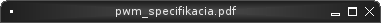 Xpdf window with title set by the wrapper