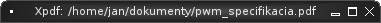 Xpdf window with default title